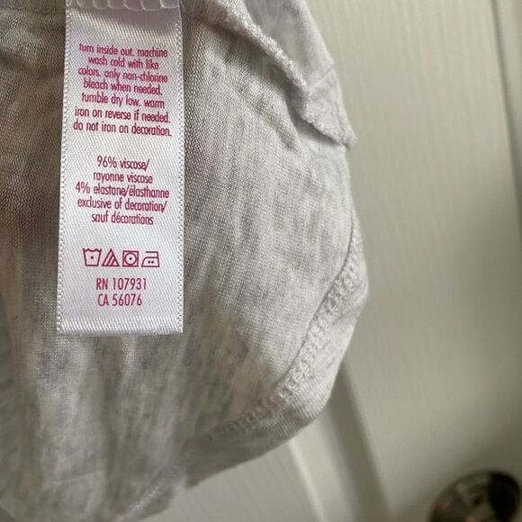 Girls Justice 18/20  "good vibes" lace up shirt nwot - Picture 5 of 11